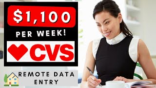 CVS IS HIRING REMOTE DATA ENTRY | 2 WORK FROM HOME JOBS 2023