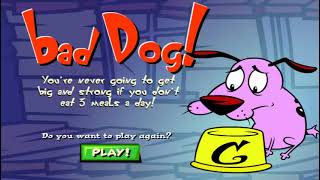 Courage The Cowardly Dog Mealtime Maze Shockwave Game Gameplay