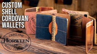 Custom Shell Cordovan Wallets