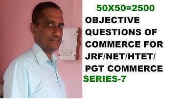 COMMERCE OBJECTIVE QUESTIONS- SERIES 7