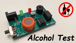 LED Alcohol Tester DIY with MQ-3 Sensor - KIT by ICStation