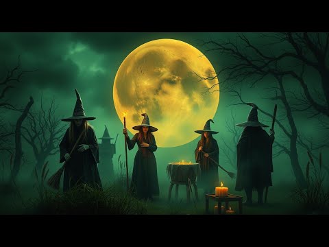 Ведьмы выходят на охоту и устораивают шабаш.Ужастик_Ведьмовство 💥