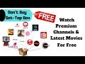 Watch Live TV &amp; Latest Movies, Shows, For Free | No Need For Set-top Box