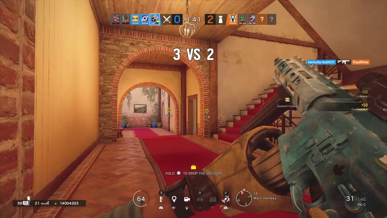 Ash ace on villa
