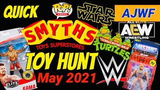 Short Smyths Uk Toy Hunt - Wwe Elite 85 - Kama - Star Wars - Funko Pops - Tmnt - Motu - Aew