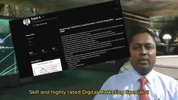 Upwork intro video as a digital marketing specialist