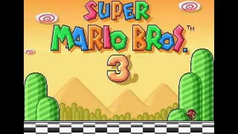 Super Mario Bros  3 INTRO SNES