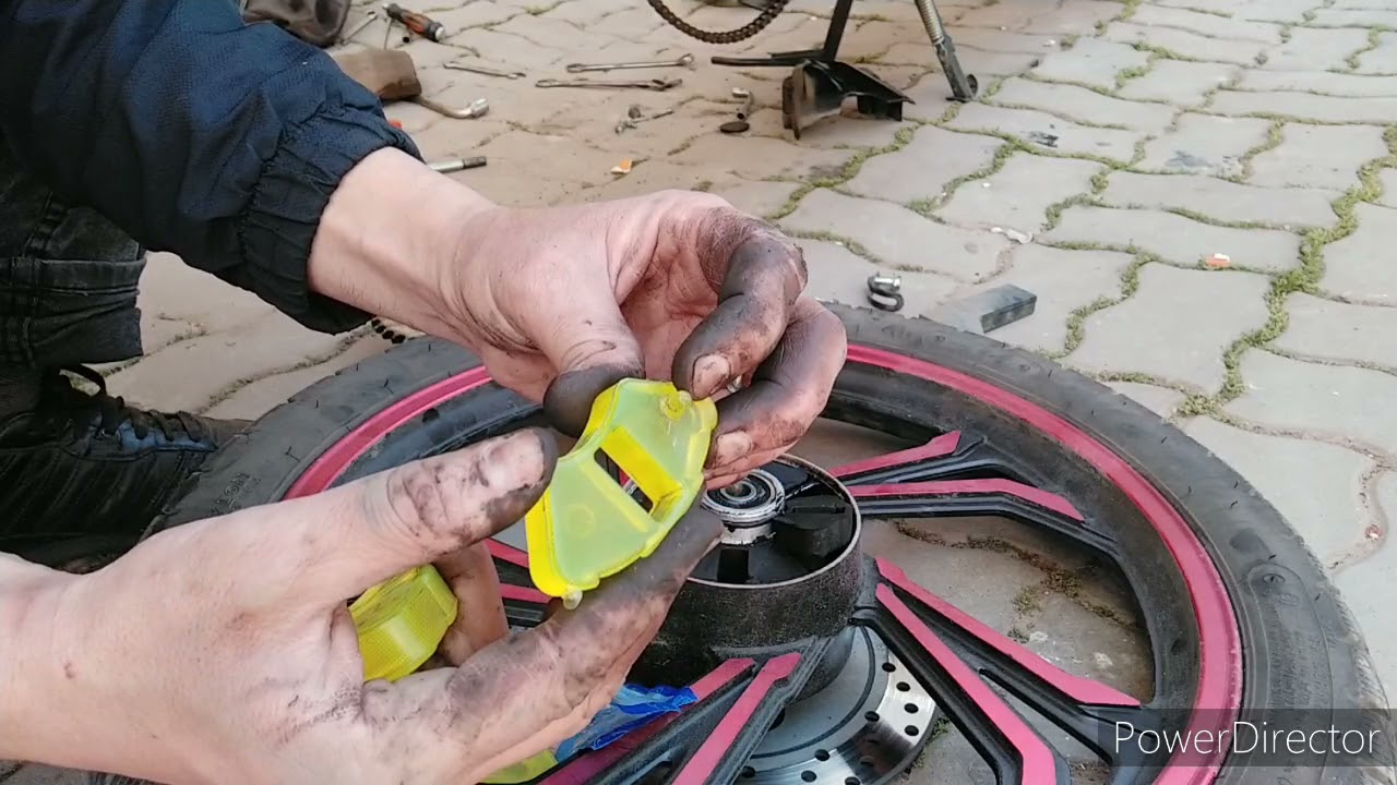 كيفية تركيب الجلود في الرويضة في البلاطو ديال الرويضة ديال السنسلة و كيفاش تحيد التقريب من السنسلة