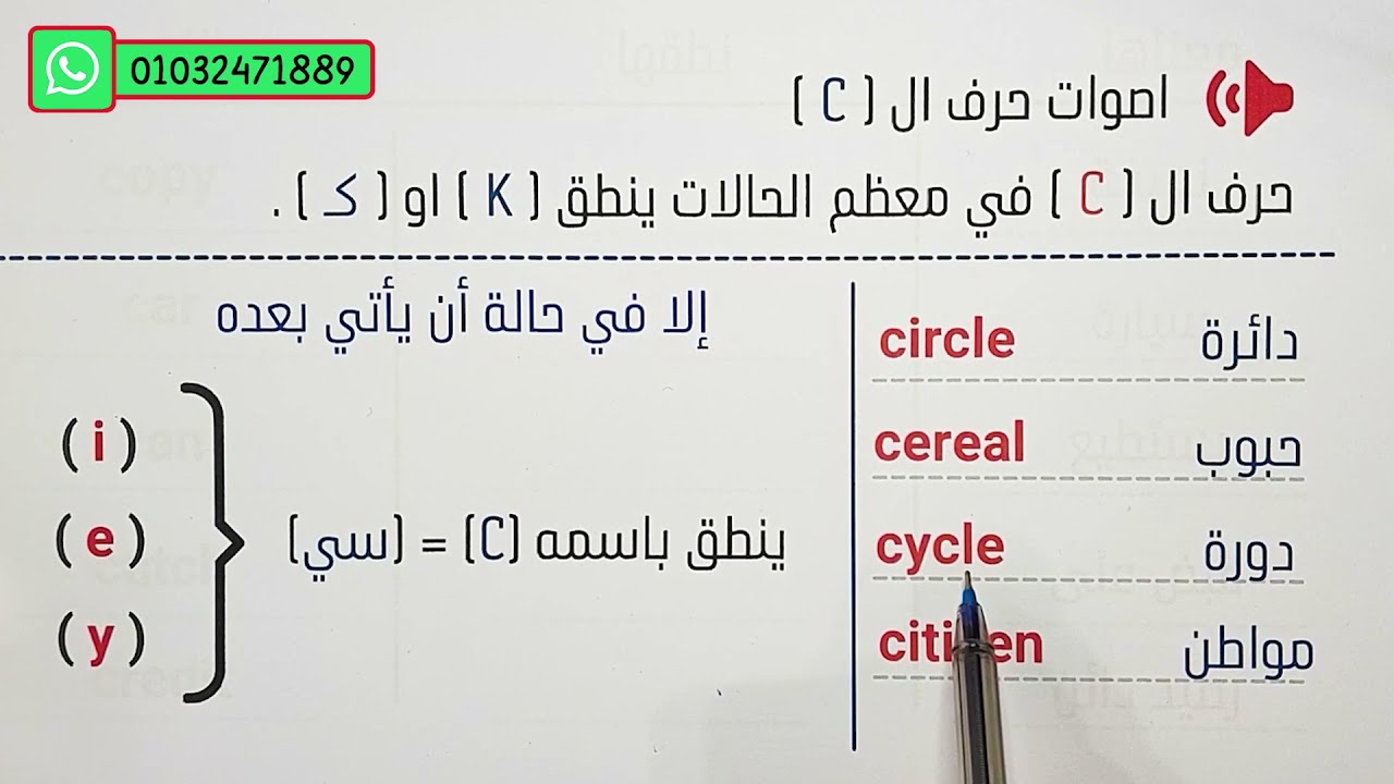 حرف الـ( C ) متي يُنطق ( C ) و متي يُنطق ( K ) 🤔 ضاع عمرنا و احنا نتلخبط فيهُم 🤯