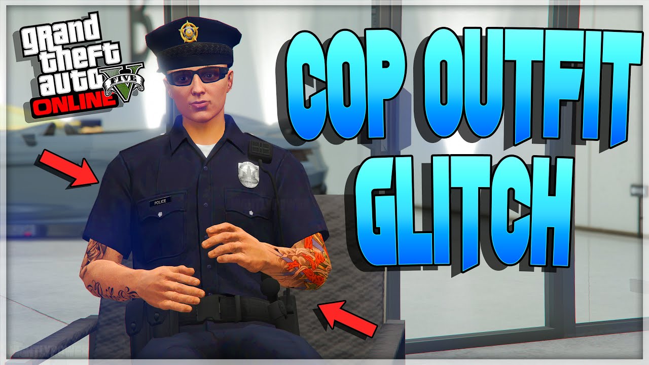 GTA 5 COP OUTFIT GLITCH HOW TO GET THE POLICE UNIFORM IN GTA 5 ONLINE GTA 5  CLOTHING GLITCHES - YouTube