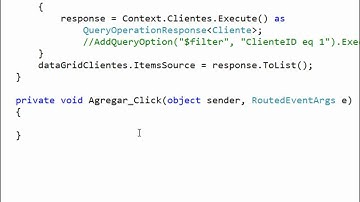 WCF Data Services Parte 3 de 3