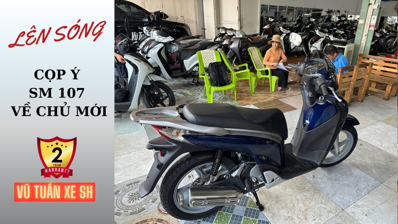 Cọp sm 107 odo 14ngkm, đã theo chân chú cùng quận Thủ Đức, bảo hành cho chú 2 năm| VŨ TUẤN XE SH