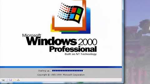 Windows 2000 Bootup