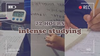 72 HOURS STUDY VLOG | waking up early, lots of studying, endless note-taking, study timelapse