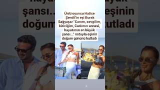 Burak Sağyaşardan Eşi̇ Hati̇ce Şendi̇le Canim Sevgi̇li̇m Bi̇ri̇ci̇ği̇m Canimin Annesi̇ Hayatimin En Büyük..