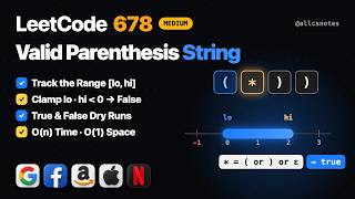 LeetCode 678: Valid Parenthesis String 🔥 | Greedy + Stack Explained | DSA