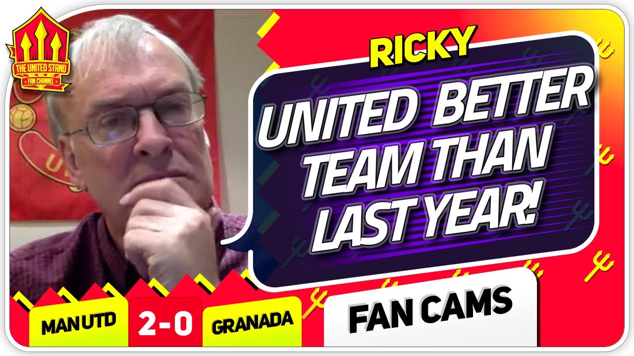 RICKY! CAVANI UNBELIEVABLY IMPORTANT! Manchester United 2-0 Granada Fan Cam