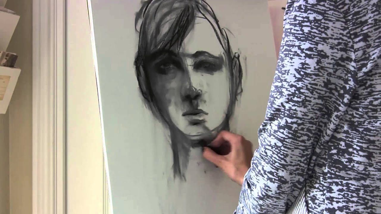 Charcoal Portrait YouTube