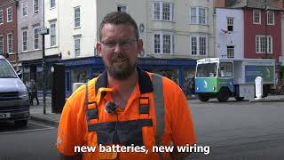 Electric milk float
