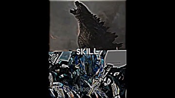 Godzilla vs Optimus prime