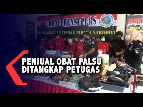 Penjual Obat Palsu Ditangkap Petugas