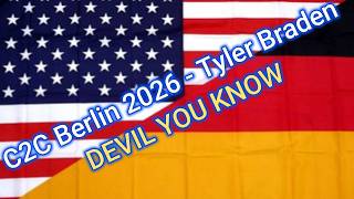Tyler Braden - DEVIL YOU KNOW -  Live in der Uber Eats Music Hall Berlin 07.03.2026