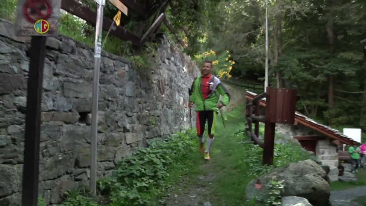 Tor des Géants 2013. Franco Collè alla base vita di Valtournenche (km 237)