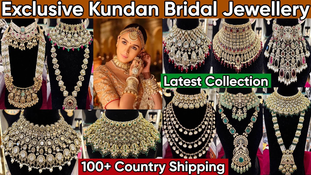 Exclusive Bridal Kundan Jewellery Collection 2025 | Premium New Celebrity Bridal Jewellery Designs