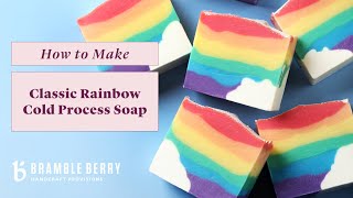 AnneMarie Makes Classic Rainbow Soap  Palm Free! | Bramble Berry