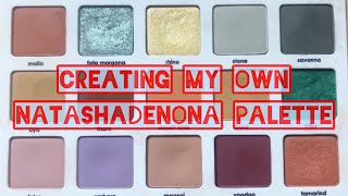 自分だけのNatasha Denona アイシャドウパレットを作ってアイメイクしてみた　Safari &amp; Tropic palettes