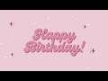 Happy birt.ay pink 70s 80s   happy birt.ay screensaver  pink 70s 80s birt.ay tv art banner