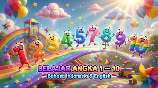 MARI BERMAIN BERSAMA (Mengenal Angka 1 -10) #edukasi #bermain #bernyanyi #anakpintar #english