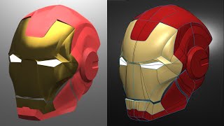 Modeling Ironman's helmet using Solidworks (Timelapse/ Tutorial) part#1