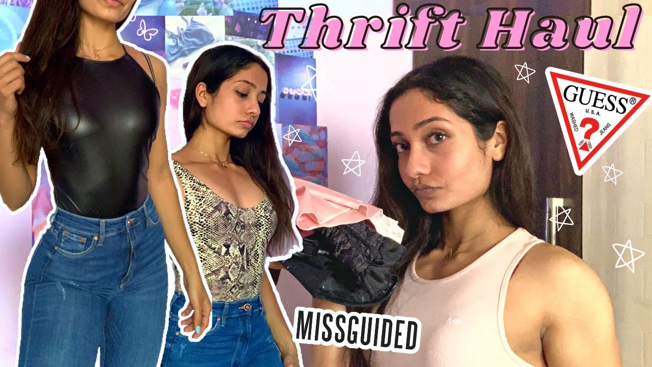 ️‍🔥THRIFT HAUL 🇮🇳 Leather, Satin Silk, Corset tops, Bodysuits + Tips for thrifting online YouTube