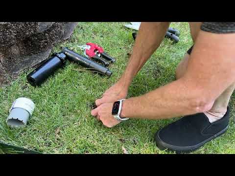 No Dig, 5 minute Hunter PGP sprinkler replacement with homemade tools!