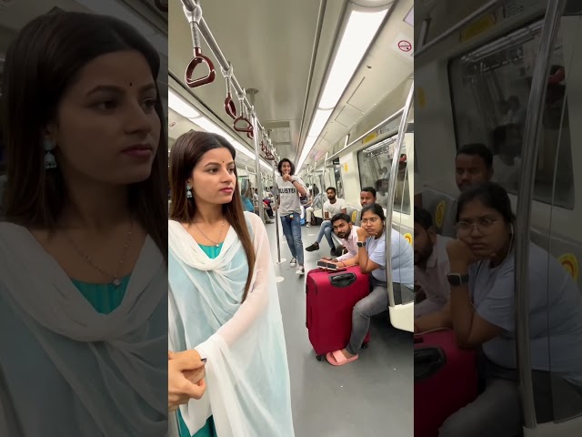 Metro Prank 😁 | Sameer Khan | #viralshort #love #reels #funnyshorts #reelitfeelit #reelsinstagram class=