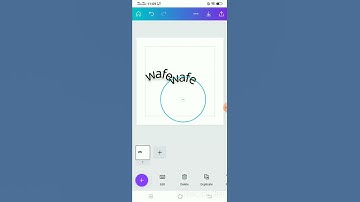 How to create wavy text or distorted text in Canva | Canva tricks 2022 #shorts #texteffect #fun