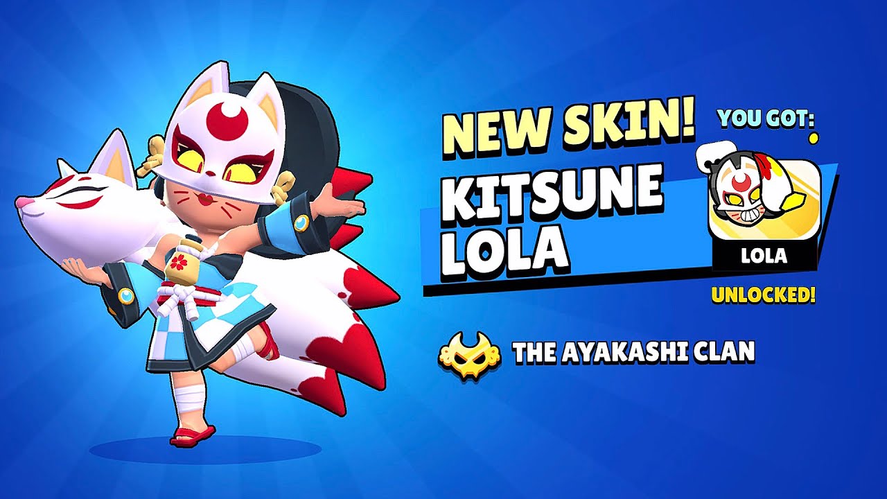 Buy KITSUNE LOLA 😱 Brawl Stars YouTube