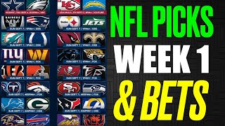 WEEK 1 NFL Predictions WITH BETS for ALL NFL GAMES| Expert Picks