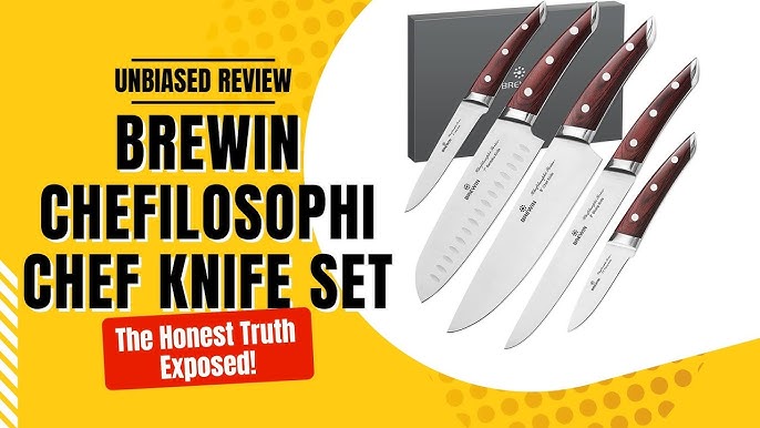  Brewin Professional Kitchen Knives, 3PC Chef Knife Set