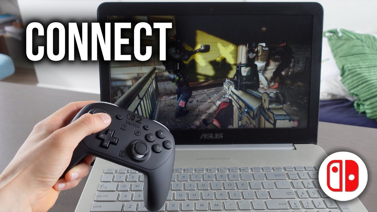 How To Connect Nintendo Switch 2 Pro Controller To Laptop - YouTube