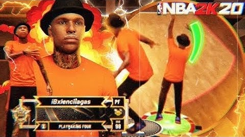 99 OVERALL 6’10 PLAYMAKING FOUR GETS CRAZY ANKLE BREAKERS ON STAGE 1V1 COURT! BEST BUILD ON NBA2K20!