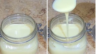 طريقة عمل الحليب المحلي المكثف How to make condensed milk