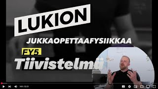 Lukio Fy5 Tiivistelm 20 Min Jaksollinen Liike Ja Aallot osa 1