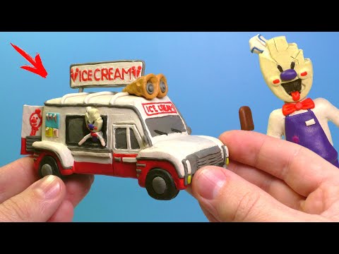 Лепим Фургон Злого Мороженщика Из Игры Ice Scream