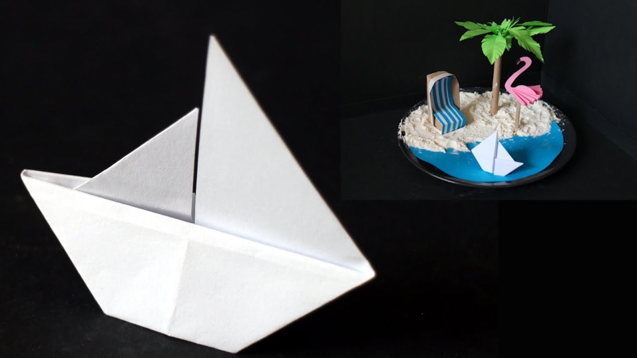 DIY Sommerdeko Strand Special Teil 3 'Schiff' basteln mit Papier [W+ ...