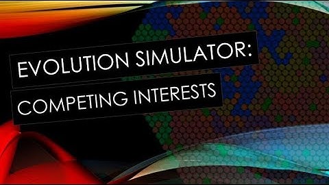 Evolution Simulator: Competing Interests