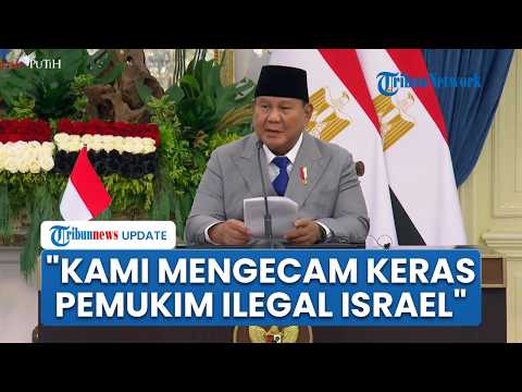 Di Hadapan Presiden Mesir, Prabowo Kecam Keras Israel dan Nyatakan Dukungan Bersama untuk Palestina