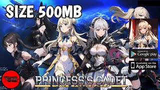 Baru Rilis Grafik Animestyle & Pertempuran Luar Angkasa!! Game Strategi - Princess's Cadet ! Android screenshot 1