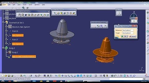 Move dump part from one point to another point in Catia V5 software How to move Dump Isolated part